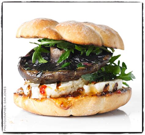 garlic-mushroom-and-halloumi-burgers-sainsburys image