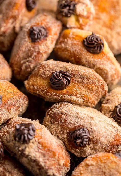 chocolate-hazelnut-cream-doughnuts-baker-by-nature image