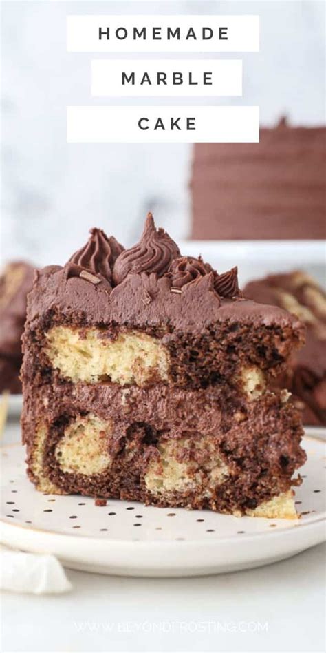 easy-marble-cake-with-chocolate-frosting-beyond-frosting image