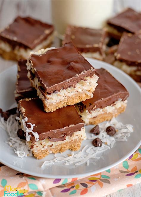 chocolate-coconut-bars-recipe-mom-foodie image