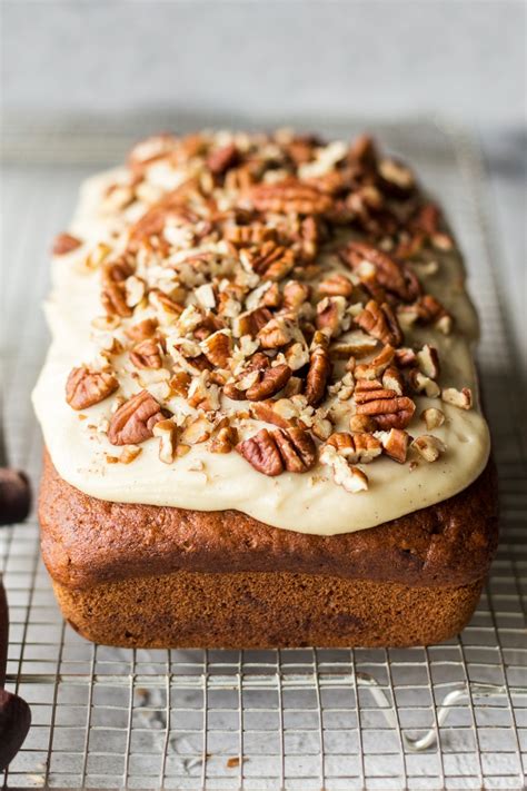 vegan-pumpkin-bread-with-maple-frosting-lazy-cat image