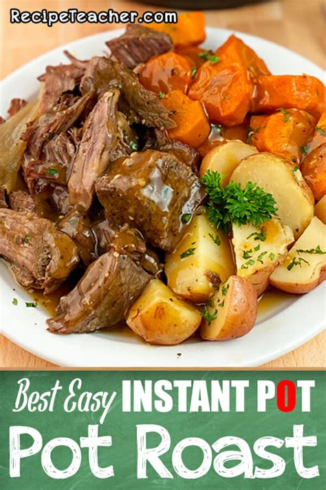 best-easy-instant-pot-pot-roast-recipeteacher image