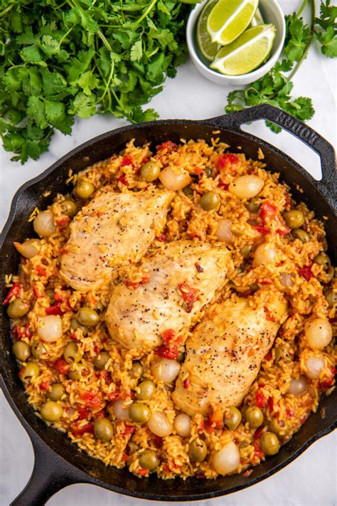 spanish-chicken-and-rice-recipe-easy-dinner-ideas image