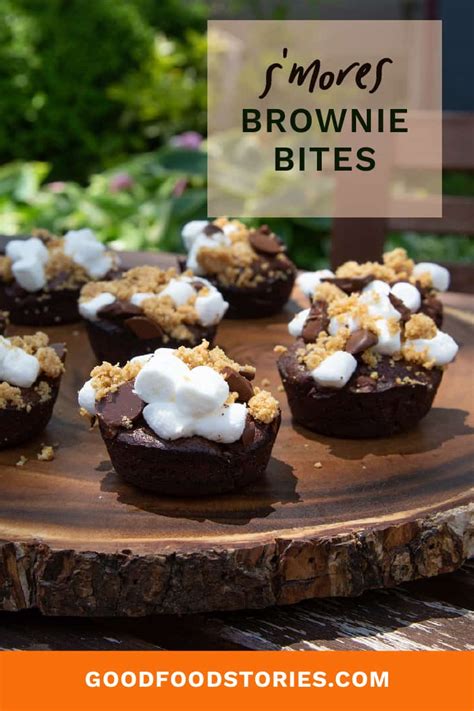 smores-brownie-bites-baked-on-the-grill-good-food image