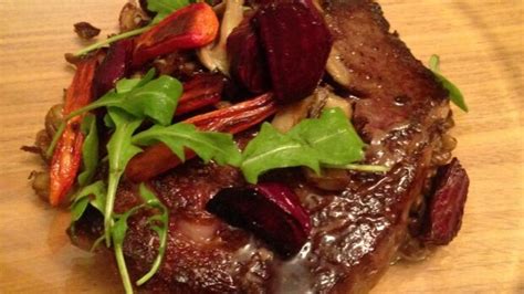 herb-marinated-rib-eye-steak-with-root-vegetables image