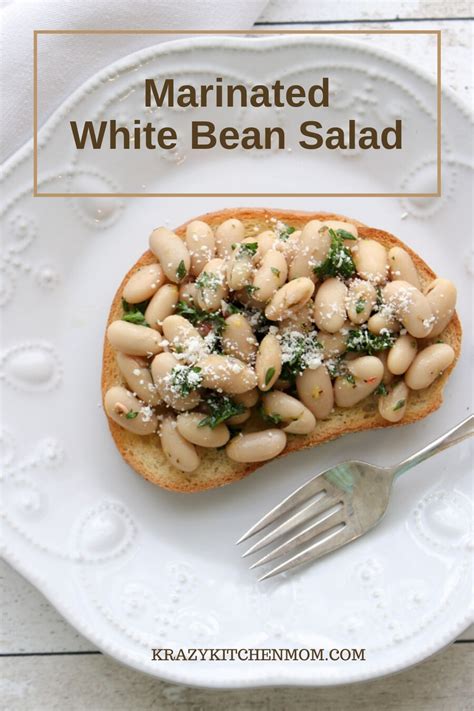 marinated-white-bean-salad-krazy-kitchen-mom image