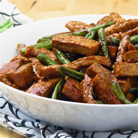 honey-soy-tofu-green-beans-and-pork-stir-fry image