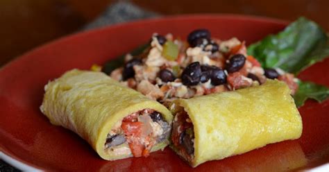 slow-cooker-salsa-chicken-and-black-bean-wrap image