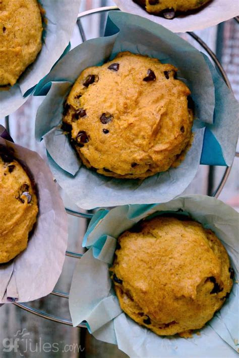 gluten-free-pumpkin-muffins-with-chocolate-chips image