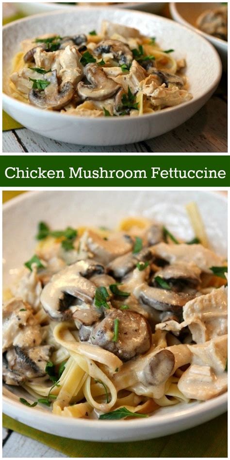 chicken-mushroom-fettuccine-recipe-girl image