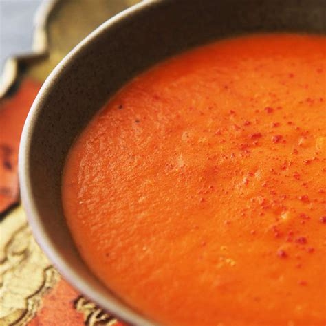 roasted-red-pepper-potato-soup-recipe-simply image