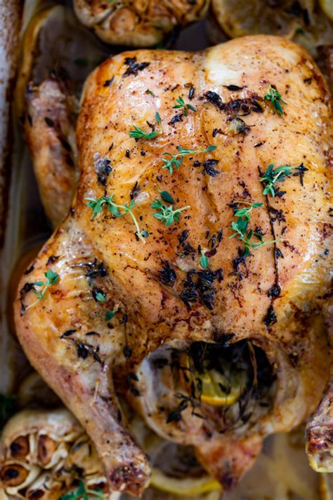 easy-lemon-roasted-chicken-simply-delicious image