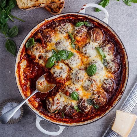 cheesy-baked-meatballs-simply-delicious image