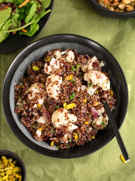 quinoa-and-cauliflower-pilaf-with-nuts-and-dried-fruit image