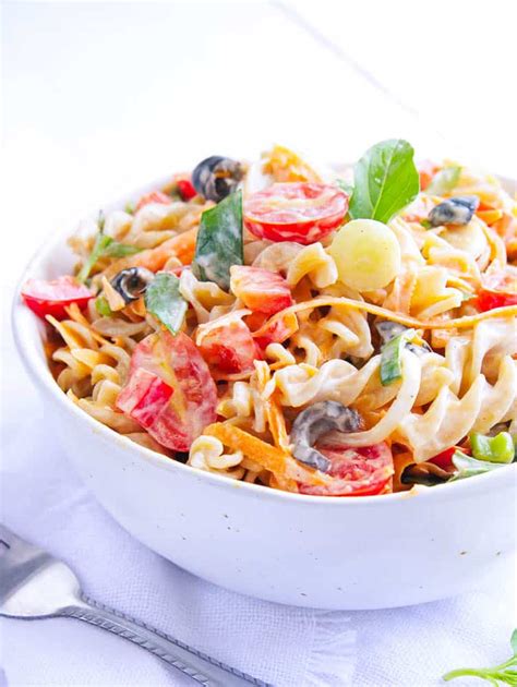 gluten-free-pasta-salad-with-olives-and-herbs-the image