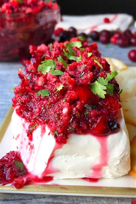 cranberry-salsa-with-cream-cheese-one-pot image