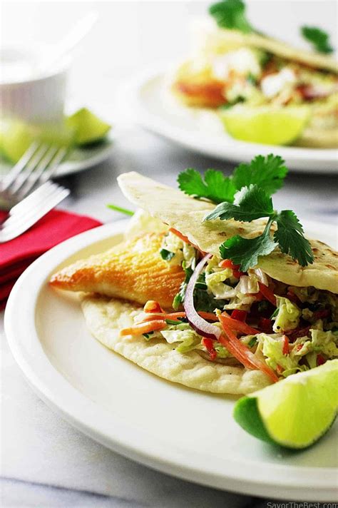 tex-mex-fish-tacos-with-chipotle-slaw-savor image
