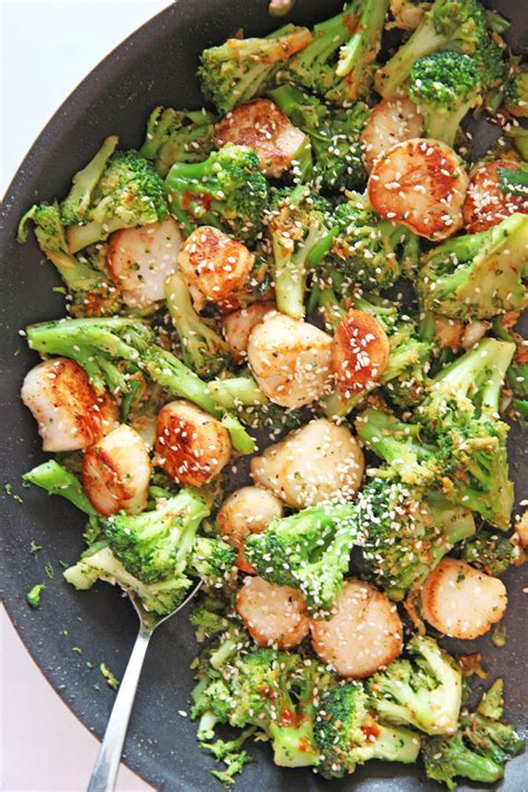 scallop-and-broccoli-stir-fry-15-minute-recipe-chop image