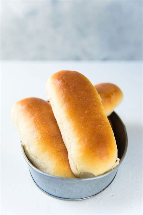 easy-homemade-hot-dog-buns-the-flavor-bender image