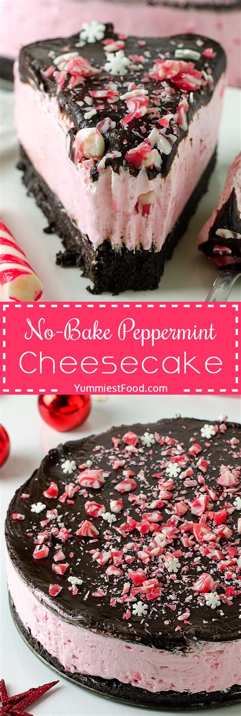 no-bake-peppermint-cheesecake-recipe-yummiest image