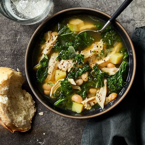 chicken-kale-soup-eatingwell image