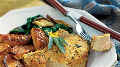 baked-pork-chops-with-parmesan-sage-crust-recipe-bon image
