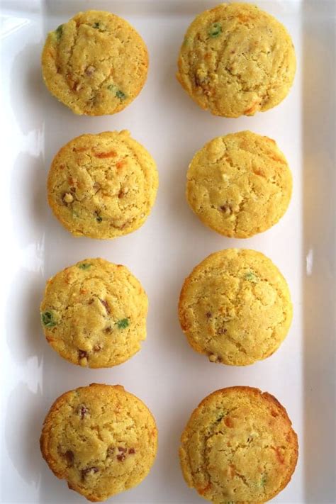 ham-and-cheese-cornbread-muffins-the-carefree-kitchen image