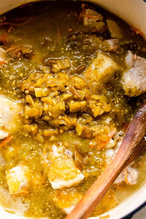 slow-cooker-pork-loin-chile-verde-recipe-diethood image
