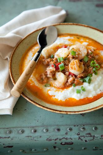 mexican-shrimp-and-grits-paula-deen image