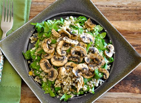 mushroom-quinoa-salad-with-champagne-chive image