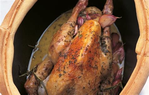 guinea-fowl-baked-with-thirty-cloves-of-garlic image