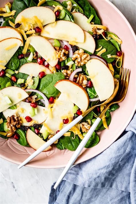 healthy-apple-salad-with-raisins-and-walnuts image