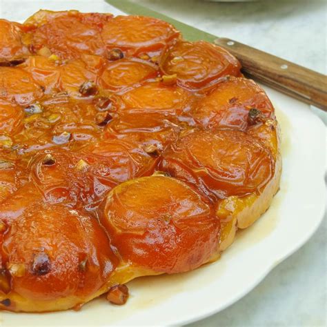 apricot-tarte-tatin-with-pistachios-recipe-on-food52 image