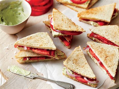 tomato-tea-sandwiches-recipe-southern-living image
