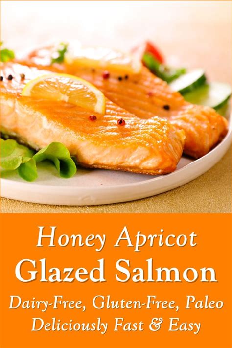 honey-apricot-glazed-salmon-recipe-dairy-free image