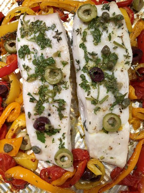 sheet-pan-roasted-fish-with-sweet-peppers-heron image