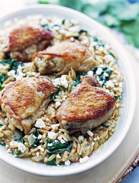 instant-pot-lemon-pepper-orzo-with-chicken-thighs image