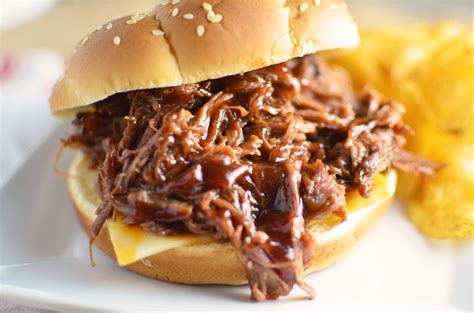3-ingredient-bbq-beef-sandwiches-simple-sweet image