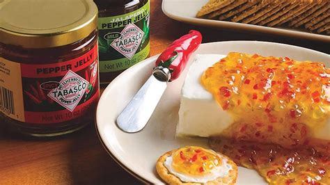 tabasco-pepper-jelly-and-cream-cheese image