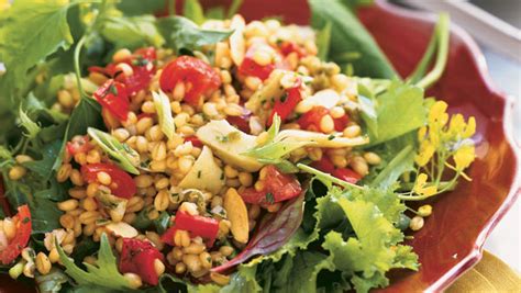 summer-wheatberry-salad-recipe-finecooking image
