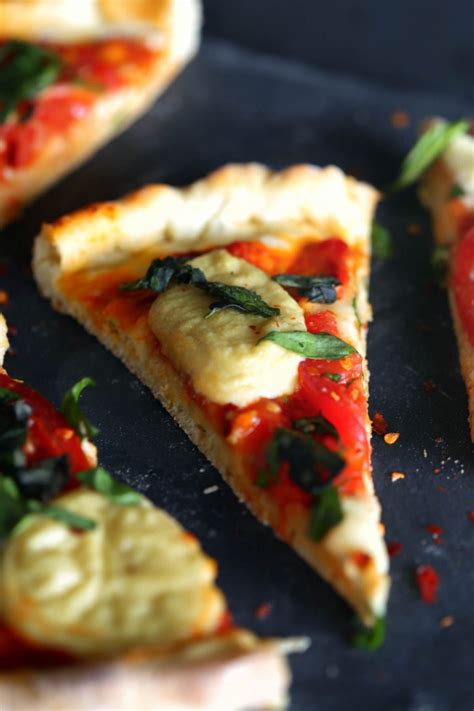vegan-pizza-dough-margherita-pizza image
