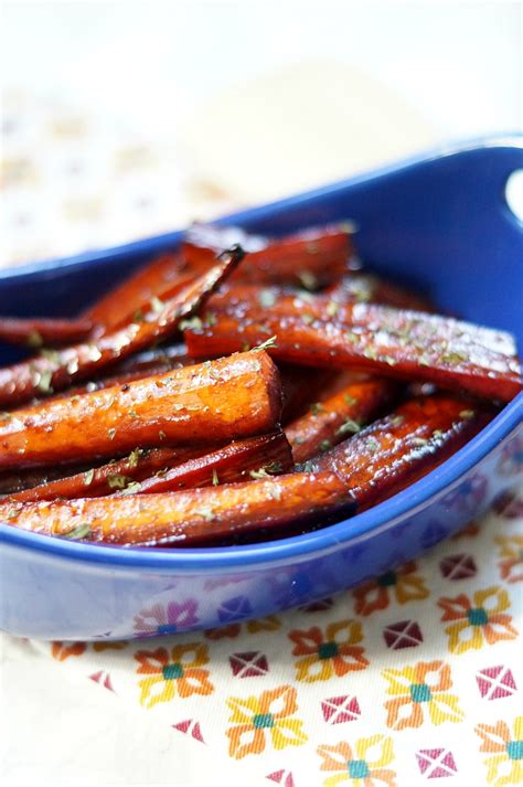 balsamic-and-brown-sugar-roasted-carrots-old-house image