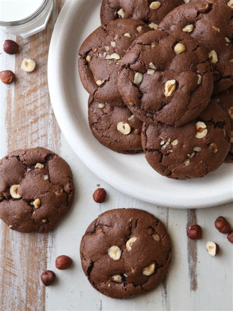 chocolate-hazelnut-cookies-completely-delicious image