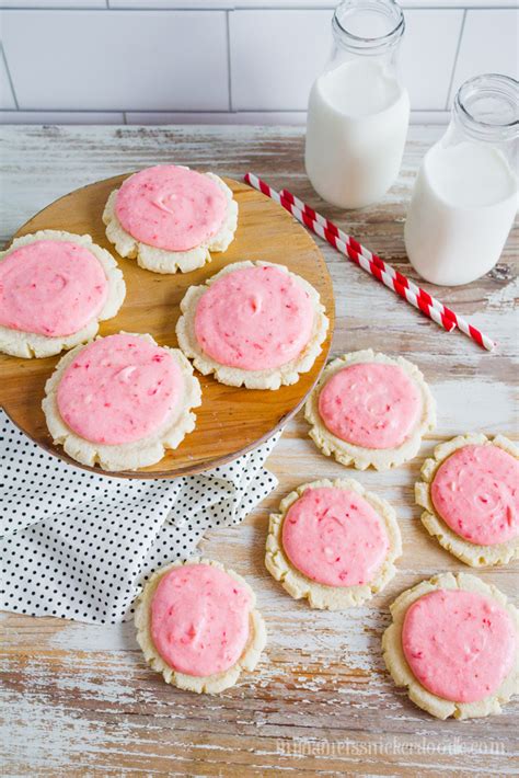 strawberries-and-cream-sugar-cookies-lolly-jane image