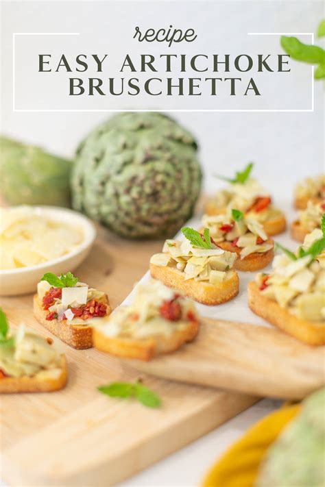 easy-artichoke-bruschetta-quick-and-tasty-appetizer image