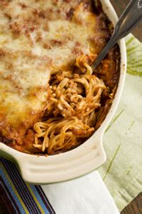 baked-spaghetti-with-tomatoes-paula-deen image
