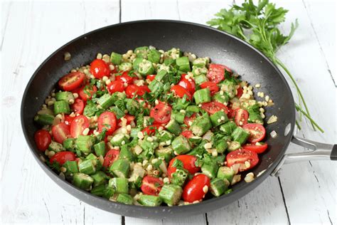 quick-okra-corn-and-tomato-saut-family-food-on-the-table image