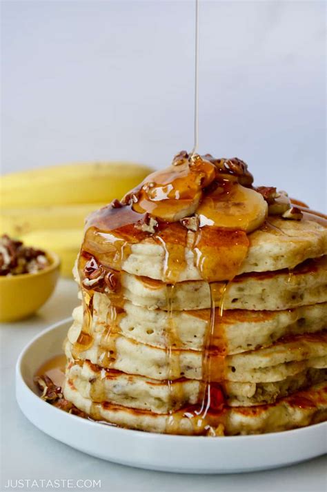 banana-nut-pancakes-just-a-taste image
