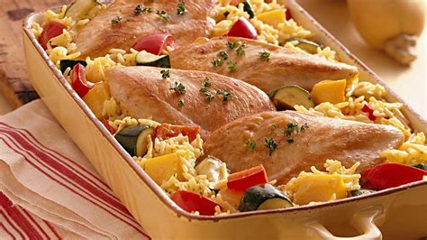 baked-chicken-and-rice-with-autumn-vegetables image