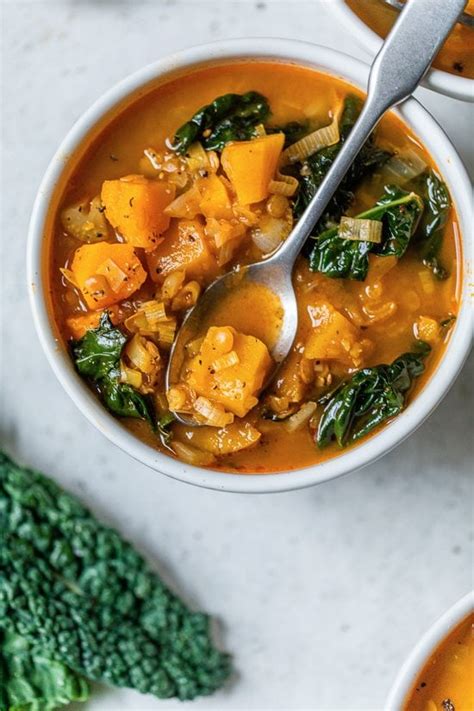 lentil-soup-with-butternut-and-kale-vegan-skinnytaste image
